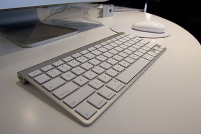 Mac keyboard with iMac