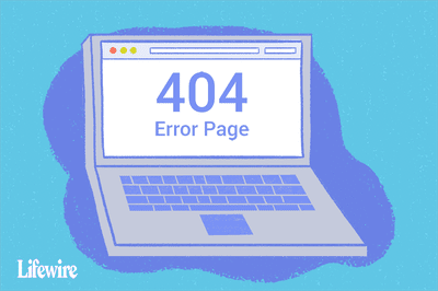 Ілюстрація ноутбука зі сторінкою помилки 404 на екрані