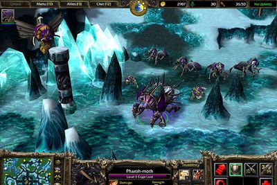 Знімок екрану WarCraft III: The Frozen Throne
