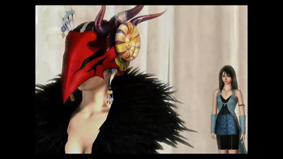 Rinoa стоїть за Edea у Final Fantasy VIII HD Remaster for Switch.