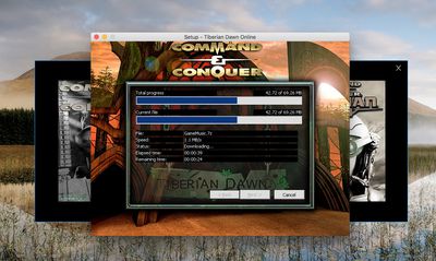 Екран встановлення Command & Conquer на macOS