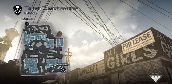 Знімок екрану карти Call of Duty: Ghosts Octane