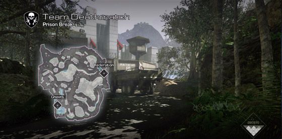 Скріншот карти Call of Duty: Ghosts Prison Break