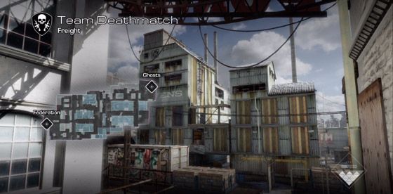 Знімок екрана вантажної карти Call of Duty Ghosts