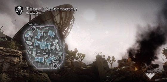 Знімок екрану карти Call of Duty: Ghosts Overlord