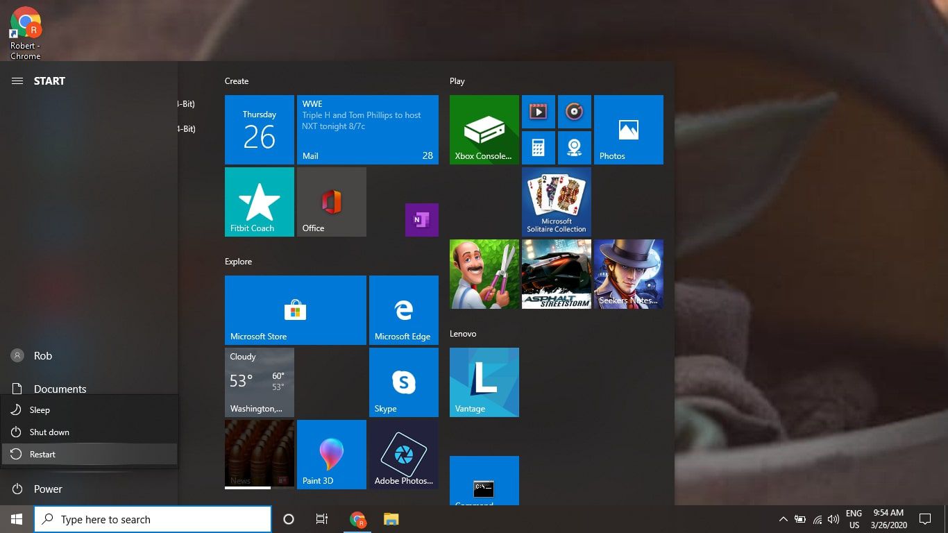 Перезапустіть Windows.