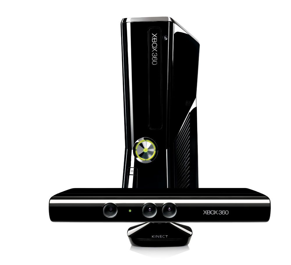 Microsoft Xbox 360 Slim і Kinect