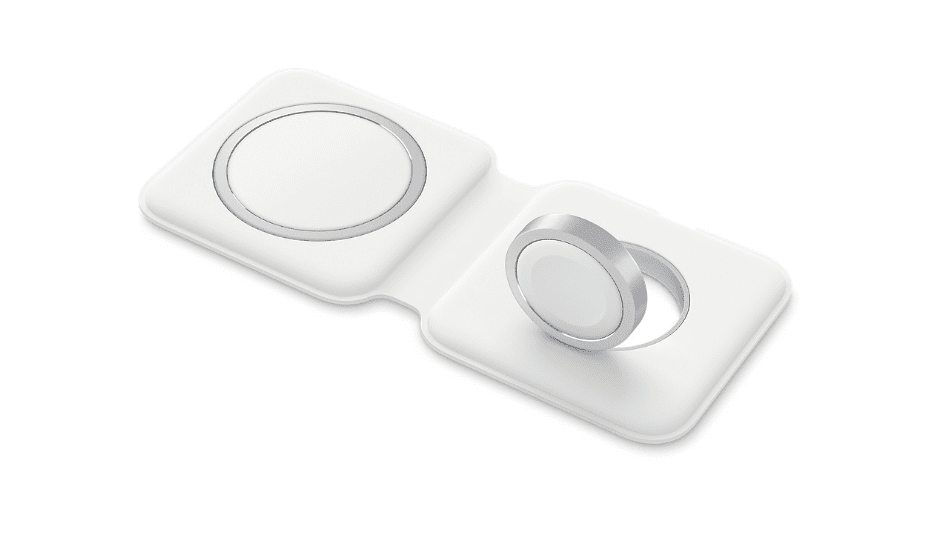 Зарядний пристрій MagSafe Duo від Apple у білому кольорі