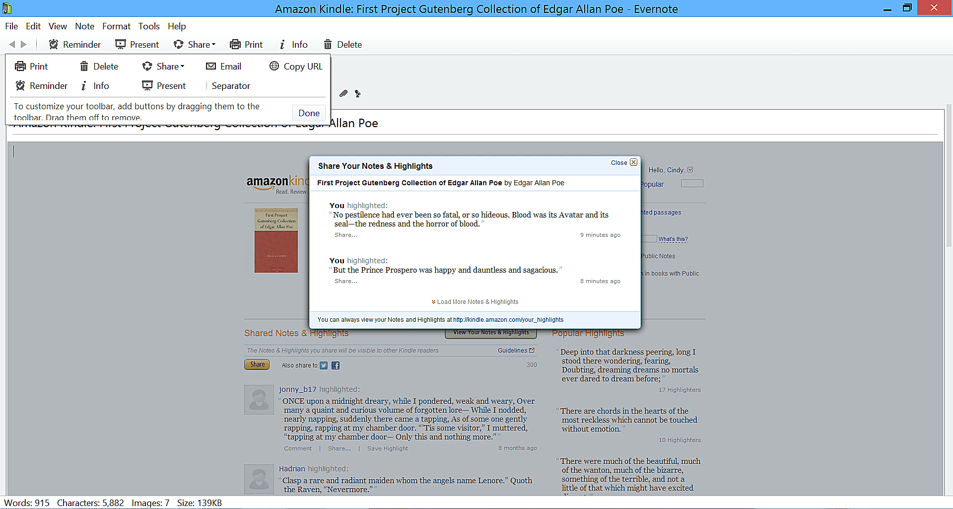 Увімкнення та вимкнення лівої панельної панелі в Evernote