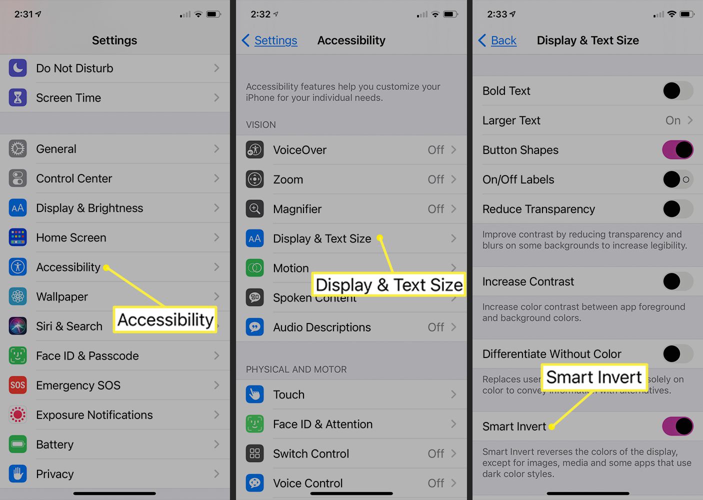 Шлях iPhone до Smart Invert в iOS 14