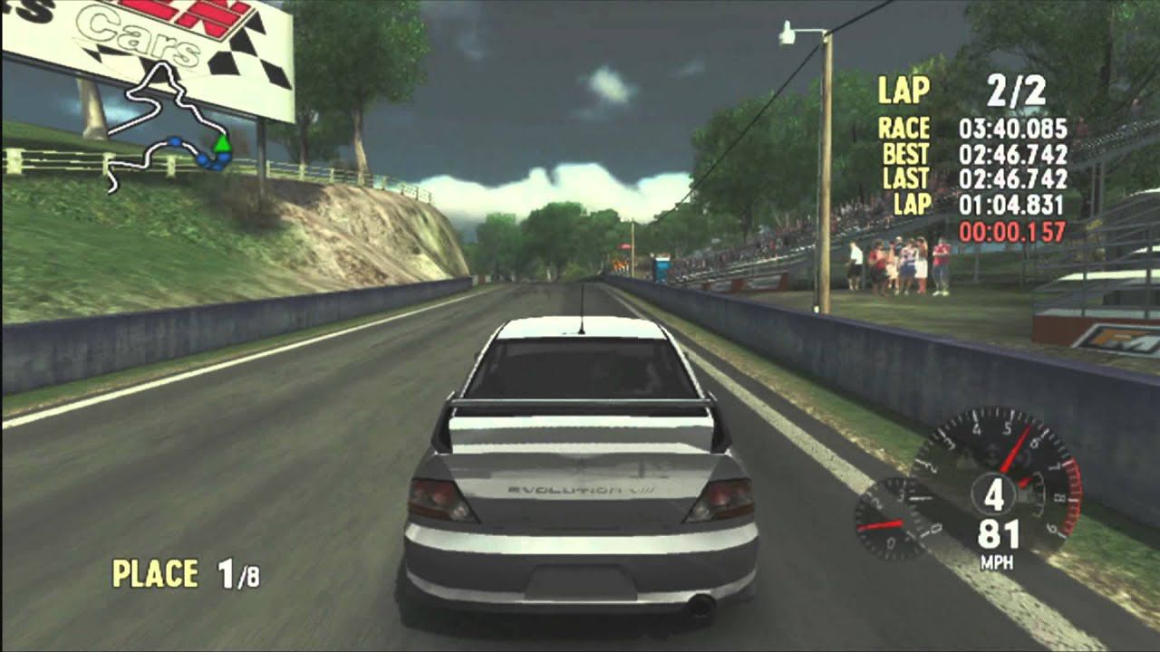 Спортивний автомобіль, який їде по дорозі у Forza Motorsport для Xbox.