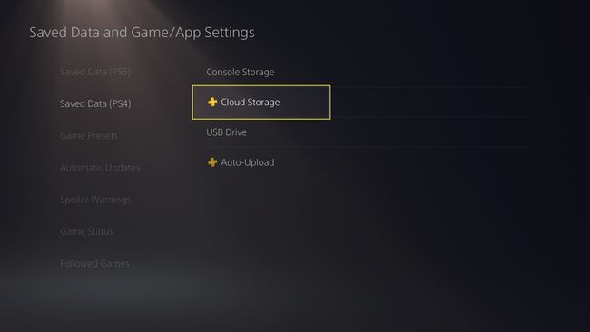 Доступ до PS4 Cloud Storage на PS5 із виділеним Cloud Storage